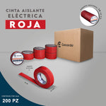 Cinta Aislante Electrica Roja