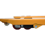 Patín Transpaleta con ruedas de carga pesada 3000kg color Amarillo - 8427109000-AM