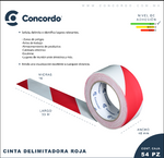 CINTA DELIMITADORA ROJA/BLANCA