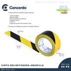 CINTA DELIMITADORA AMARILLA/NEGRO