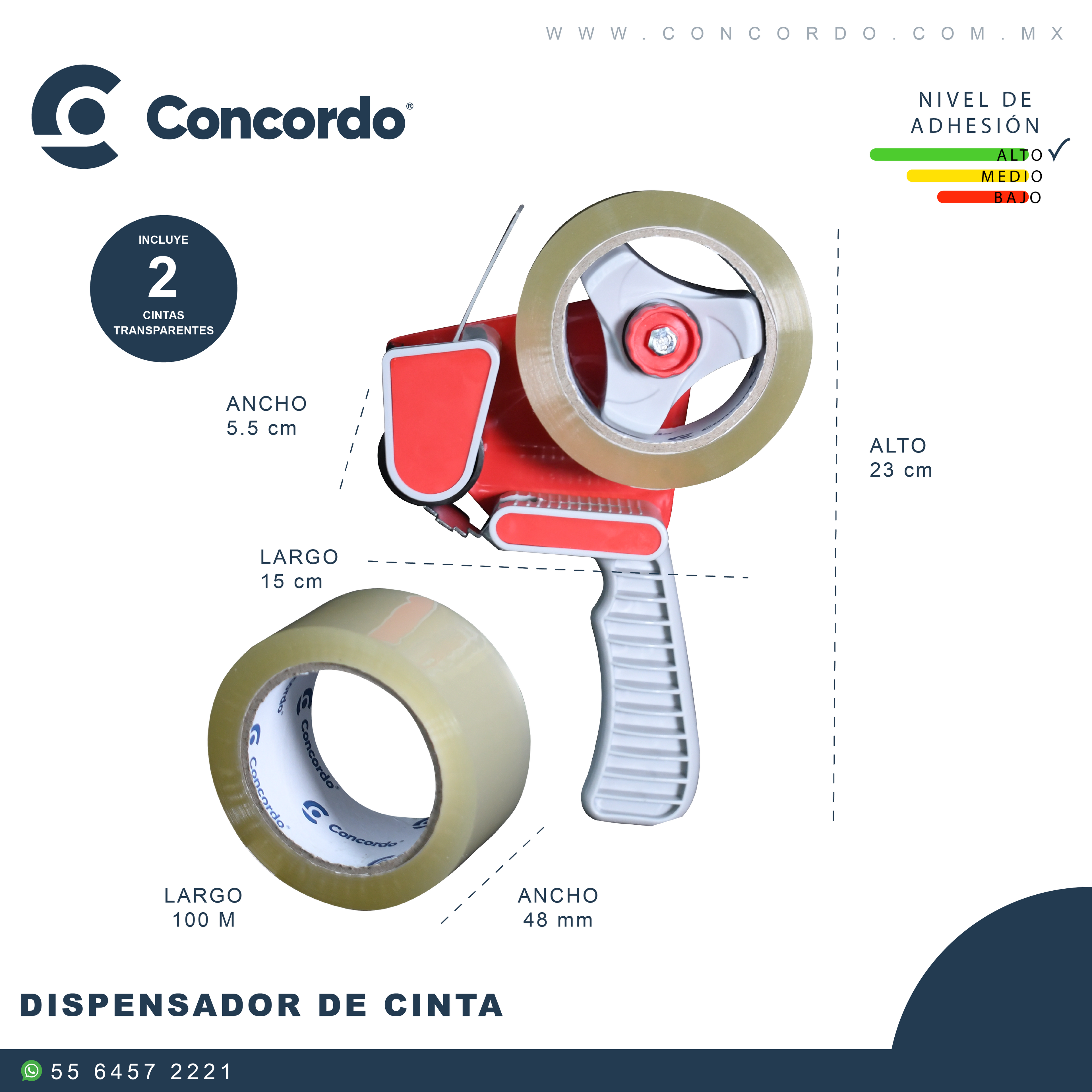 DISPENSADOR DE CINTA