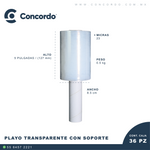 Playo Transparente 5" pulgadas