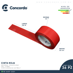 Caja De Cinta 150m x 48mm 36pz Color Roja-CINRO