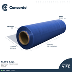 Playo 4 rollos Azul Calibre 80-PL2